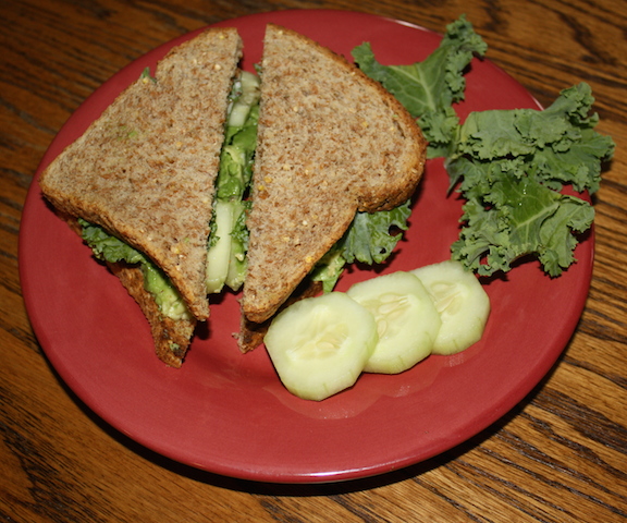 Cucumbers make a refreshing garnish.