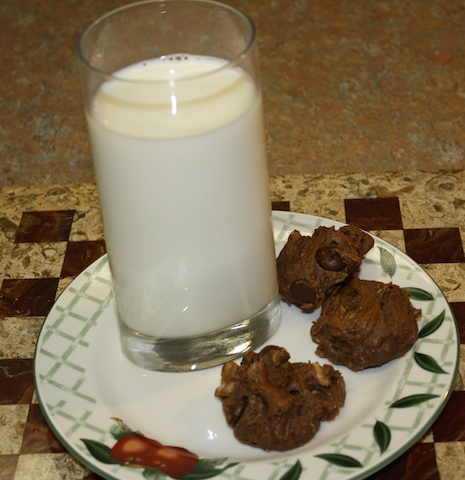 Chocolate avocado cookies are a tasty treat.