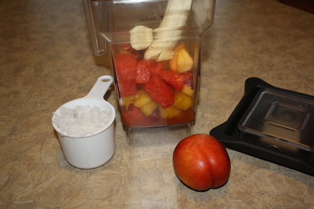 add a banana to your fruit salad smoothie