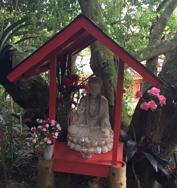 meditate and enjoy the beauty of the grounds.