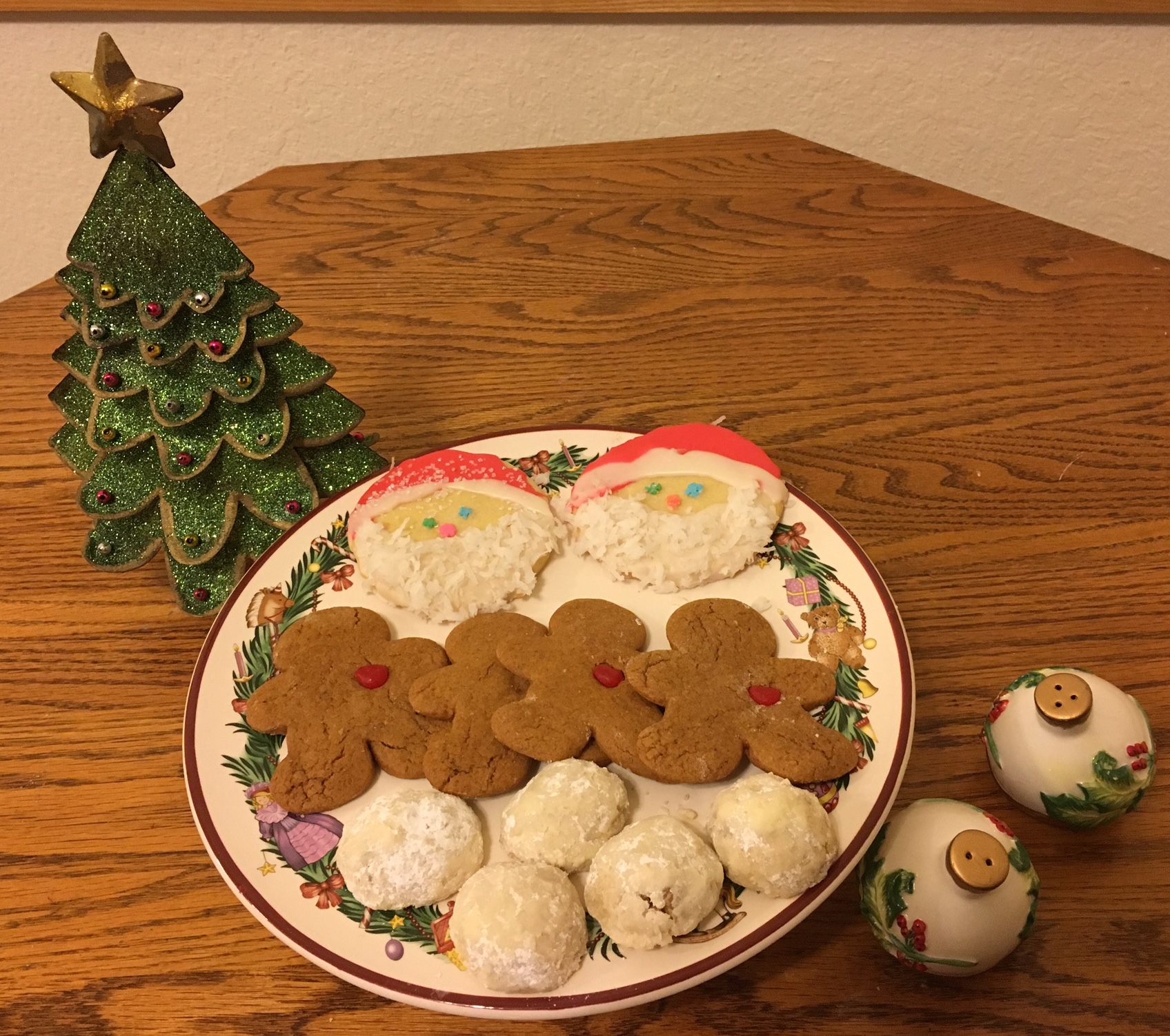 Cookies, hot chocolate, friends make the season special.