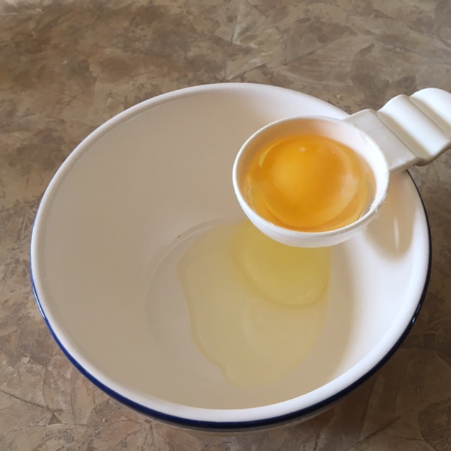 Eggs often need to be separated for baking cakes