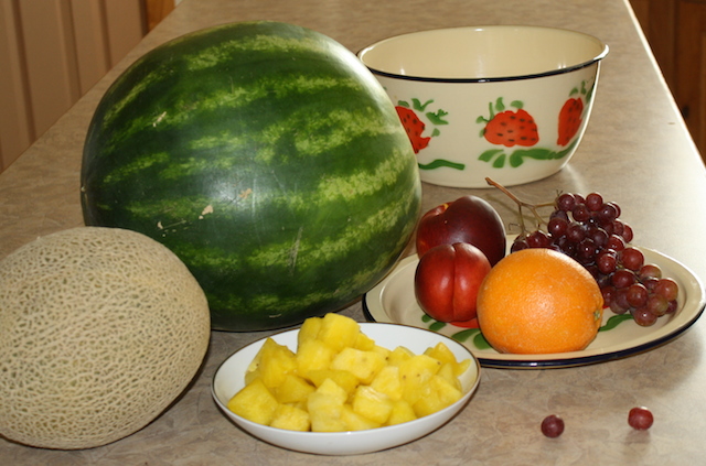 fruits for making fruit salad