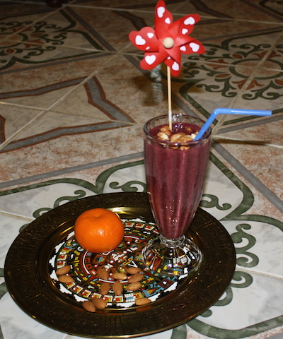 A cute pinwheel makes a decorative touch for a mothers day morning treat.