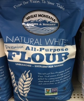 Natural white flour is much healthier than bleached flour.