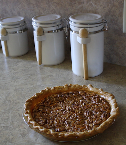 A yummy pecan pie