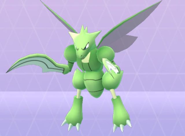 A green scyther can be hard to catch.