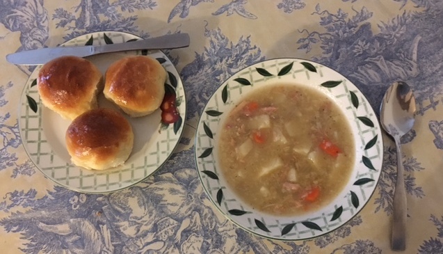 homemade turkey soup for after the holidays